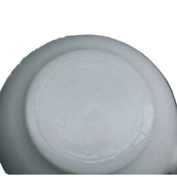 Vintage Arcopal Milk Glass Soup Bowls/Mugs designed Marc Palluy Primeur Set of 3 - Picture 9 of 9